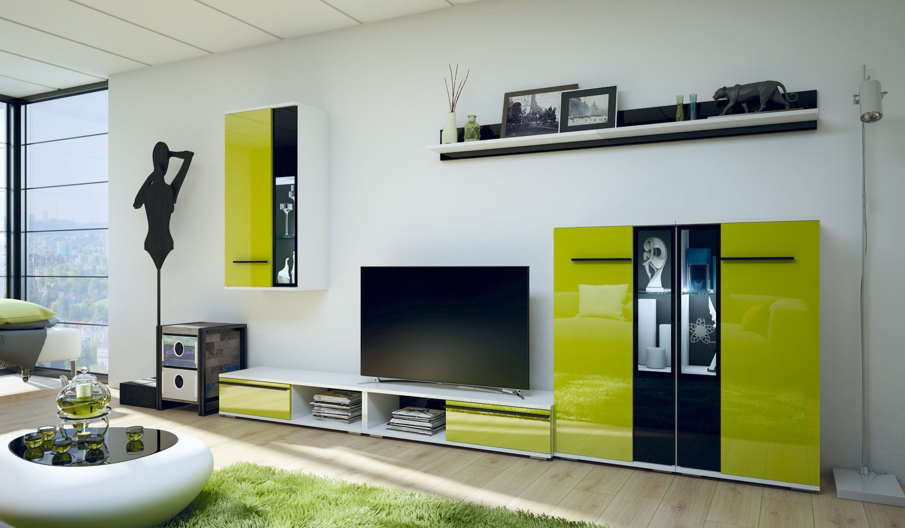 Мебель для Гостиная Бланш33 - Rioka MEBEL